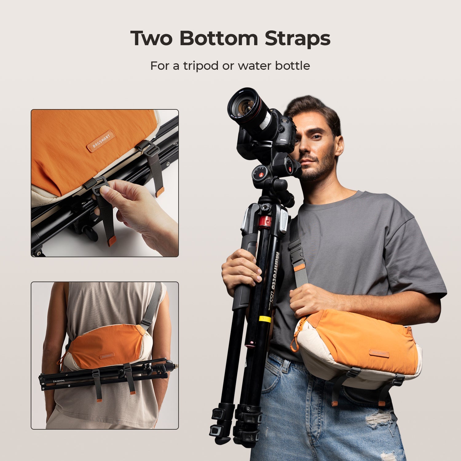 Soar 6L Camera Sling Bag with Tripod Holder