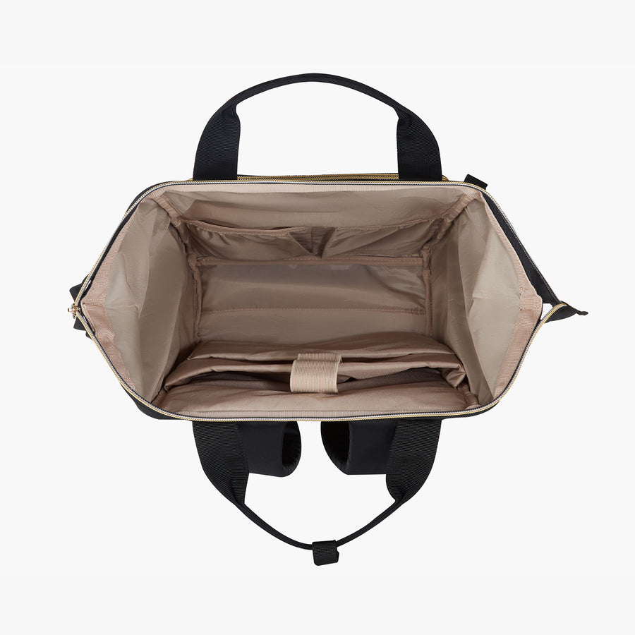 Zoraesque Black 15,6 pouces ordinateur portable élégant sac à dos