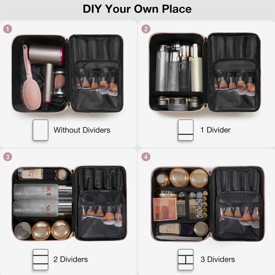 Small Double Layer Makeup Organizer