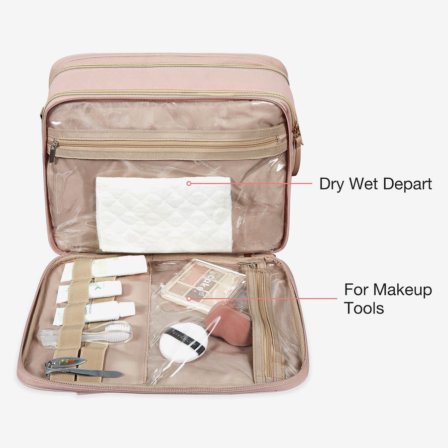 Viaje en la bolsa de maquillaje resistente al agua