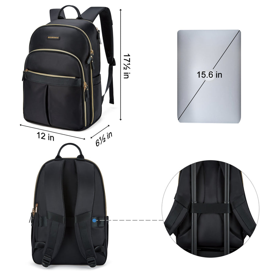 Le sac d'ordinateur sac à dos d'ordinateur portable s'adapte à 15.6 '' cahier